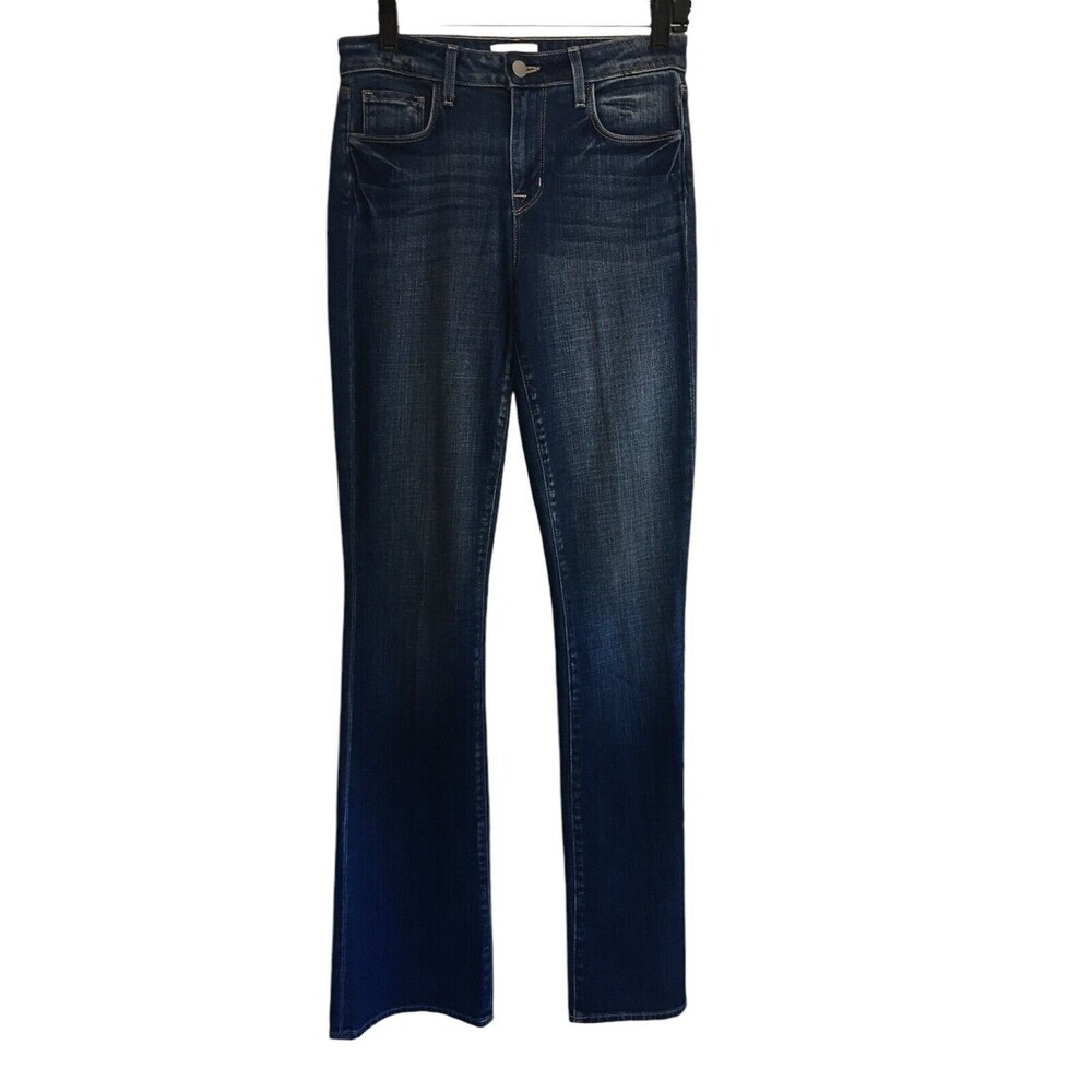 L'AGENCE Women's Boot Cut Jeans - Dark Blue